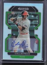 2022 Prizm Draft Picks #PDP193 Collin Price Silver Prizm Auto RG48
