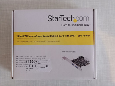 StarTech.com PEXUSB3S25 USB 3.0 PCIe Karte mit UASP + LP4 Molex 5Gbps