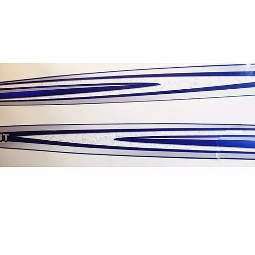 Yamaha High Output Jet Boat Decal Dark Blue/Gray/Silver/White (Kit