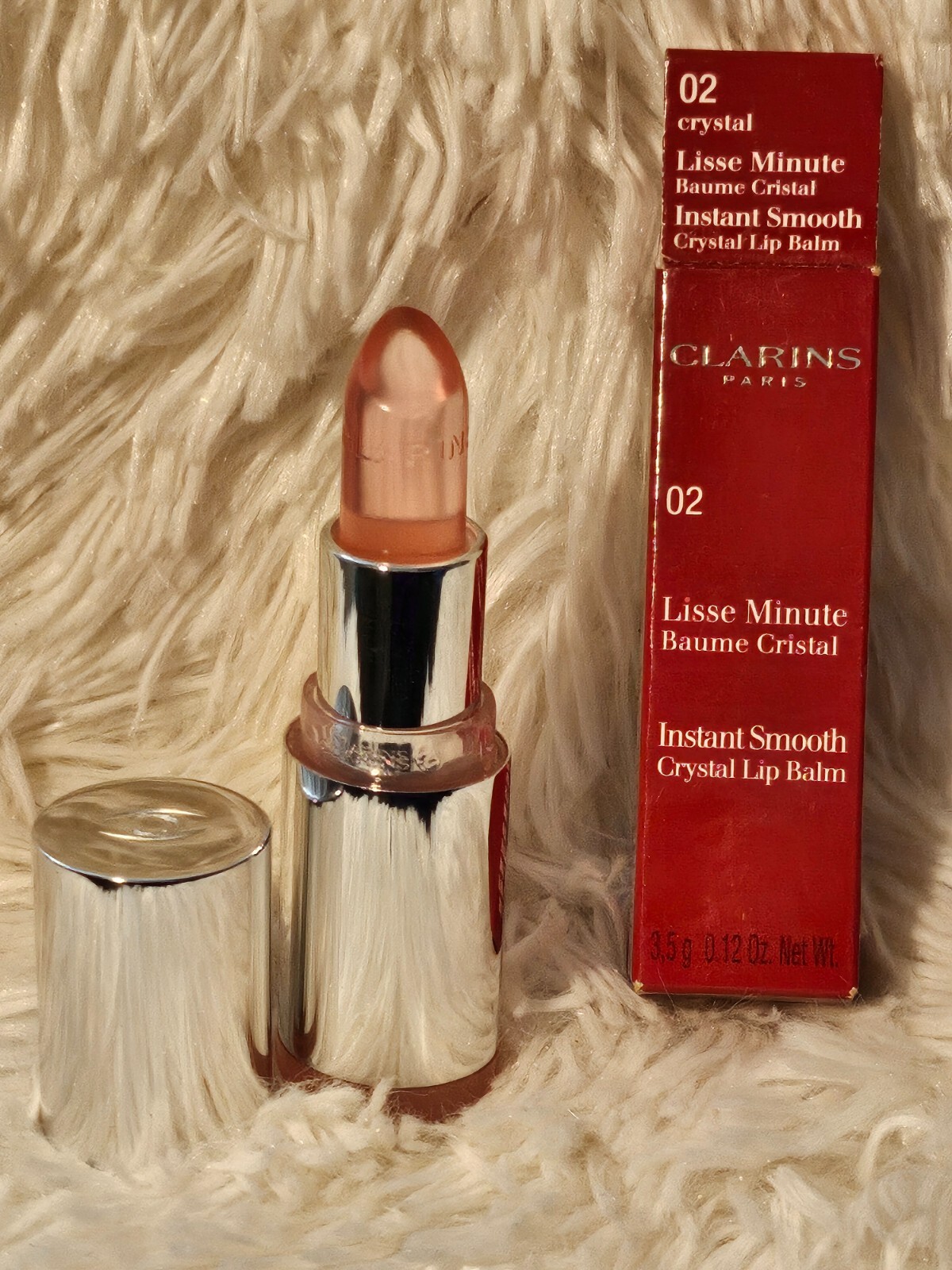 Clarins Instant Smooth Crystal Lip Balm 3.5g 02 Crystal
