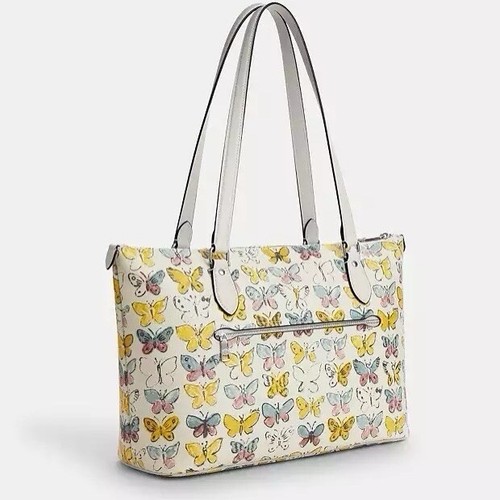 NWT Coach Gallery Tote Bag With Butterfly Print CAR36 - Picture 11 of 11