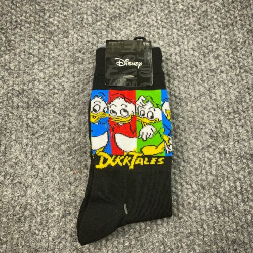 Pack de 2 chaussettes Disney DuckTales Crew taille 61/2-12 noir/gris