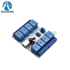 8 Channel 12V DC USB Type-B Relay Board Module Controller for Automation Robotic