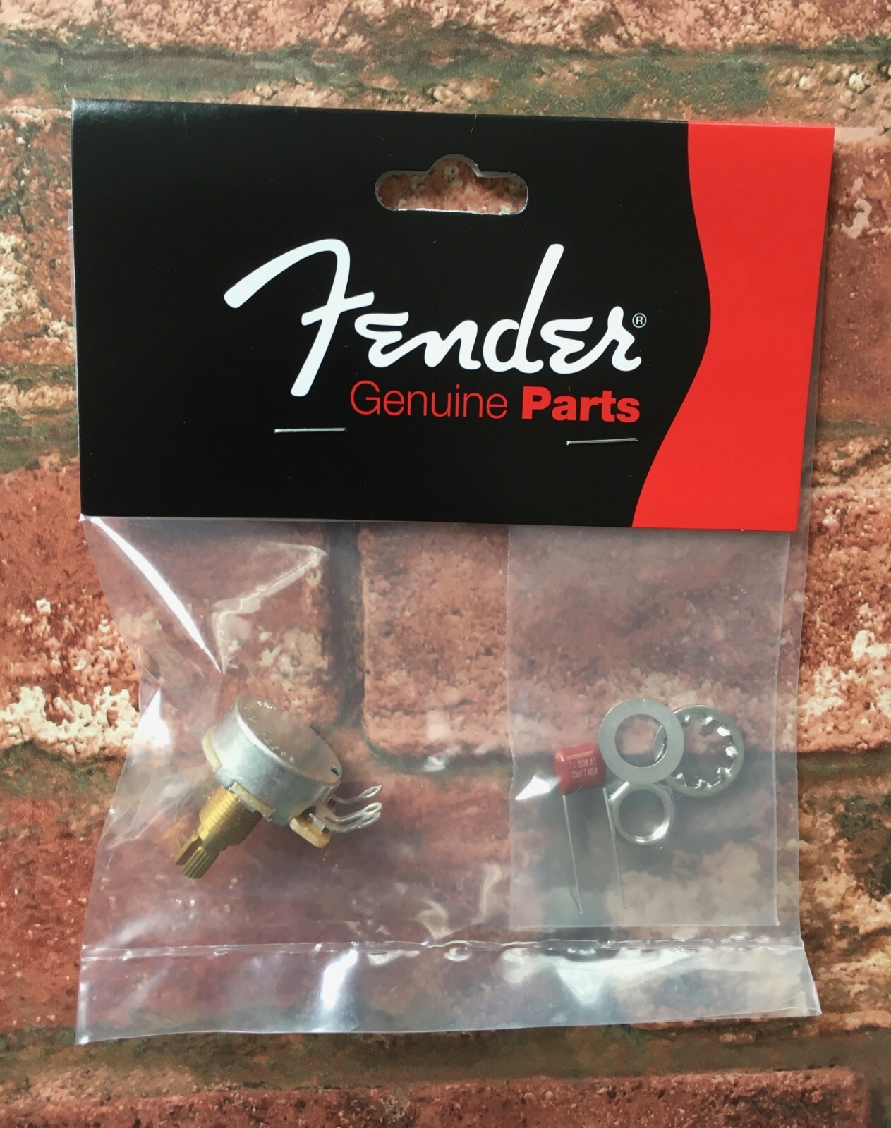 Fender 500K Split Shaft Volume / Tone Potentiometer & Capacitor- Genuine CTS Pot