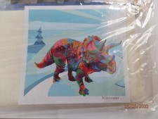 icooster painting by numbers Triceratops Dinosaur kit