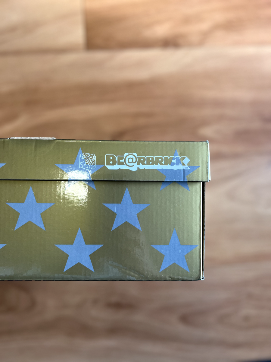 Medicom Toy Be@Rbrick BE@RBRICK atmos&100% gold chrome new