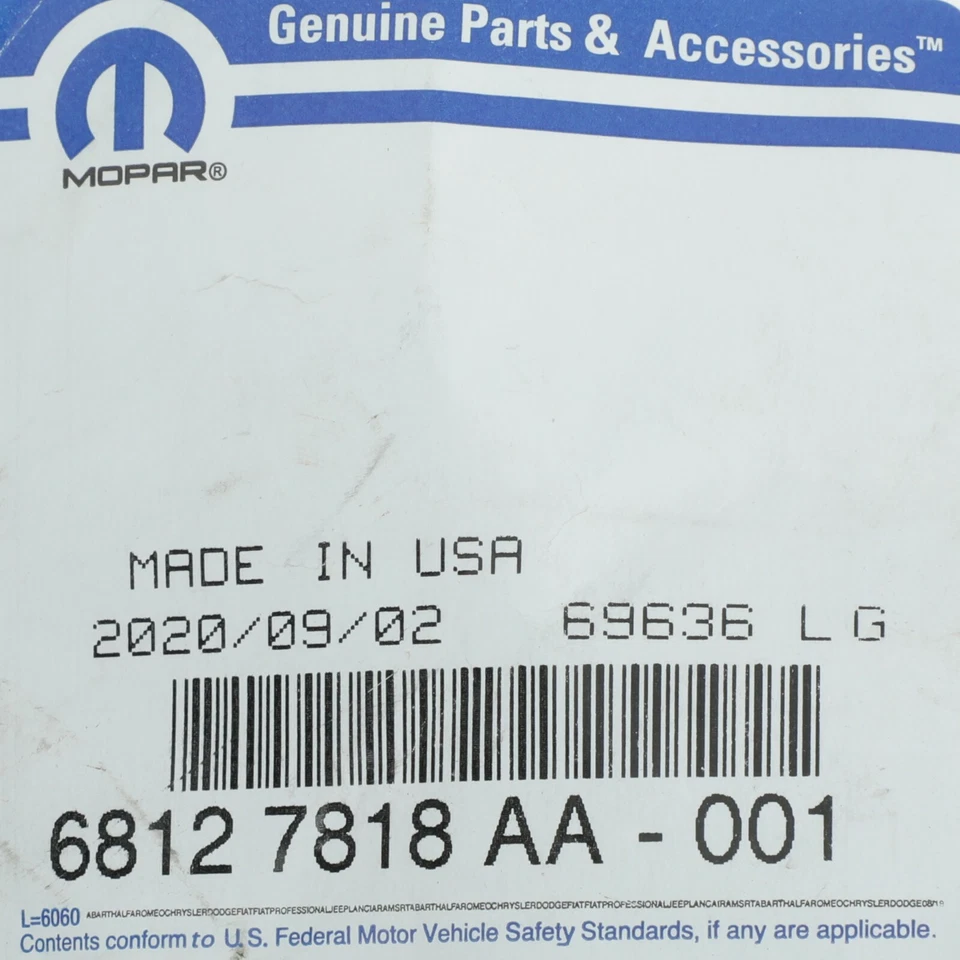 KIT DE MALETERO INTERIOR CALIBRE BRÚJULA PATRIOT MEDIO EJE FABRICANTE ORIGINAL NUEVO MOPAR 68127818AA Foto 3 de 3