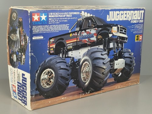 Nuovo Tamiya R/C 1/10 Juggernaut Ford F-350 Monster Pickup Truck (58232) Raro! - Foto 3 di 22
