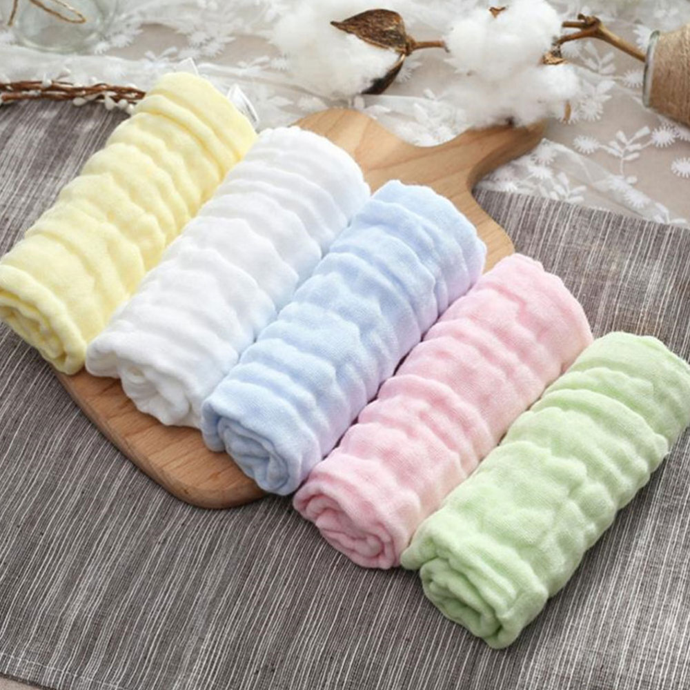 16 Pcs Newborn Washcloths Reusable Infant Wipes Baby Face Towel Clean