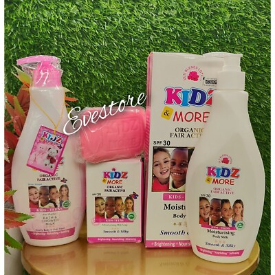 3ps Kidz &more mix fruit vit.C luminaire moisturizing body lotion, soap & Gel X1
