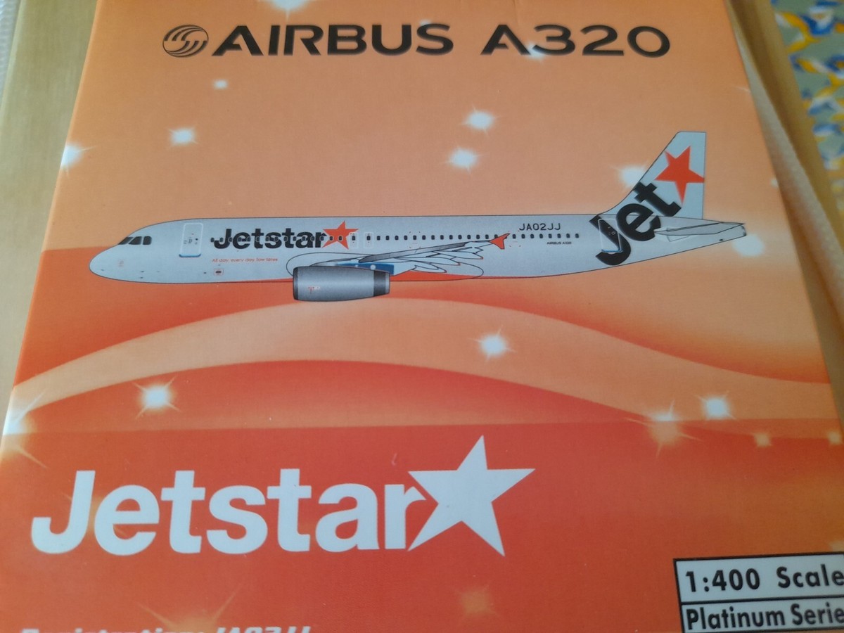 JetstarJapan　A320 JA02JJ 1:400 JetStar Japan Airbus A320-200 Reg# JA02JJ Phoenix 10658