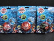 NEW BAKUGAN Puzzle Ball Set of 3 Battle Brawlers 2009 Spheres Hedstrom Toy NIP