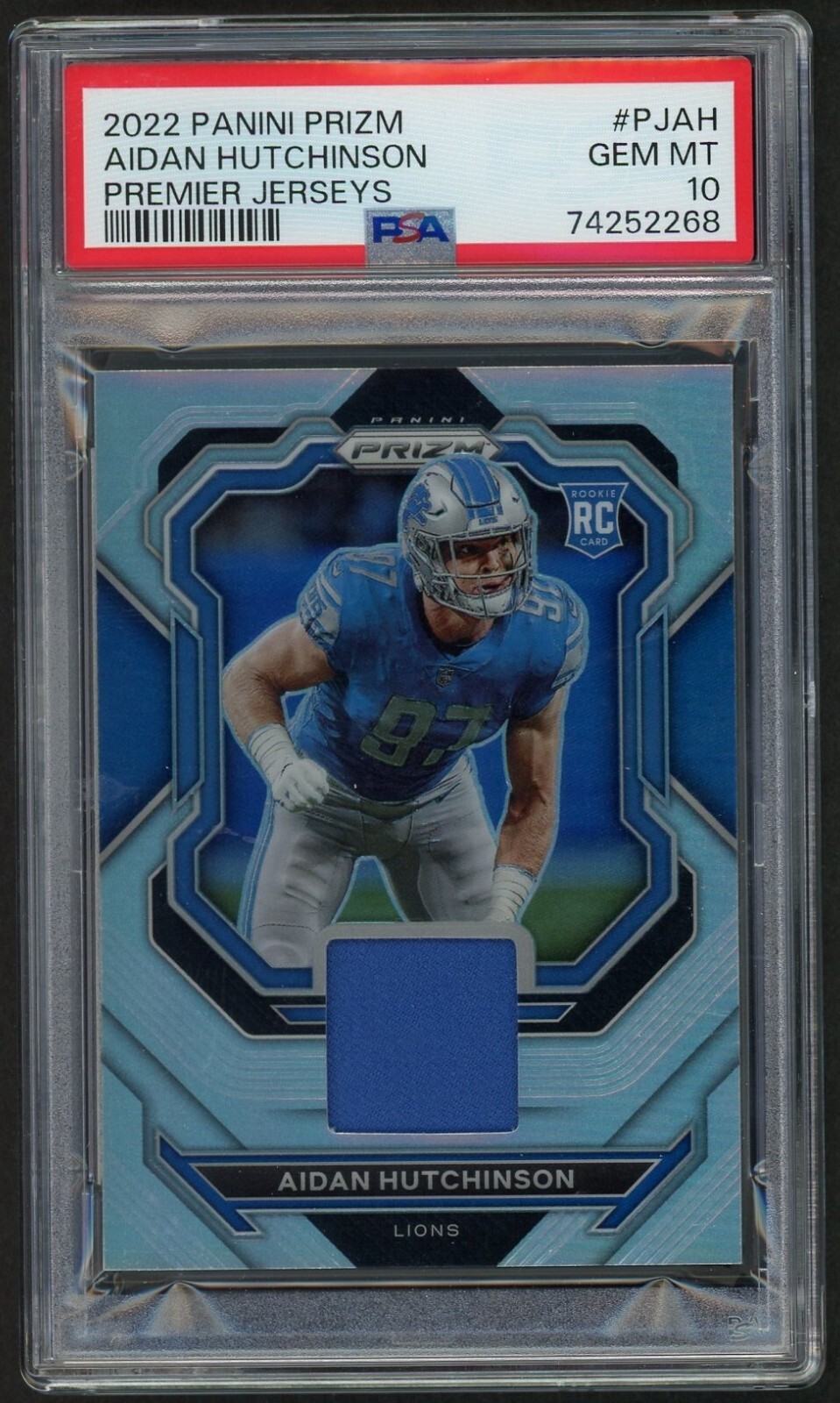 Aidan Hutchinson Panini Prizm Premier Jerseys #PJAH Base