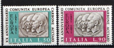 REPUBLIC 1971 Twentieth Anniversary of the C.E.C.A.   MNH