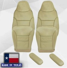 New Front Replacement Tan Vinyl Seat Covers 2000 2001 For Ford Excursion Limited