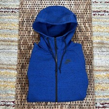 Nike Tech Fleece Hoodie Hoody Jacket Blue Full Zip Men s Size Small S