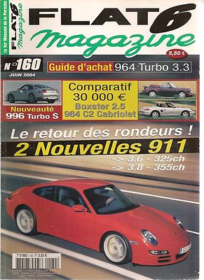 FLAT 6 160 PORSCHE 997 CARRERA 2 997 C2S 996 TURBO S 450PS 964 TURBO 3.3