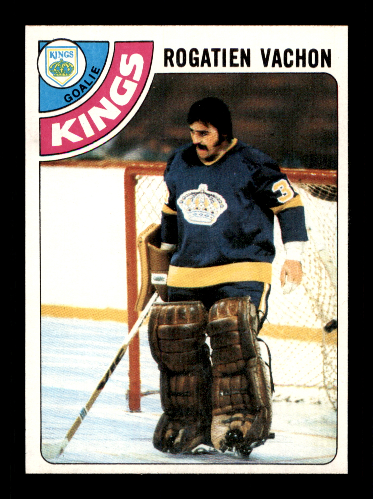 1978-79 Topps #20 Rogatien Vachon - Crease Free