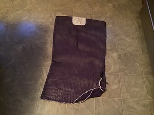 24"x40" Large Mesh Drawstring Laundry Bag - Sports Equipment Bag - Purple Bags