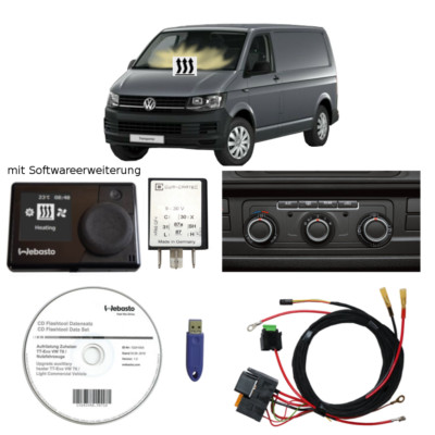 Standheizung Zuheizer + Dauerbetrieb + Webasto MC SW für VW T6 7E TDI Climatic