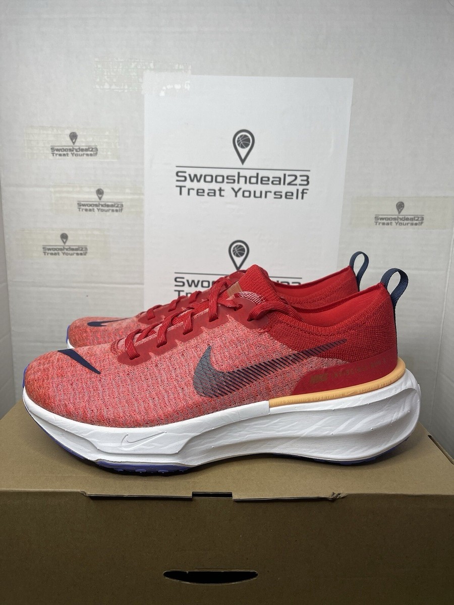 Nike ZoomX Invincible Run Flyknit Red Blue DR2615-600 Men's 10  Run