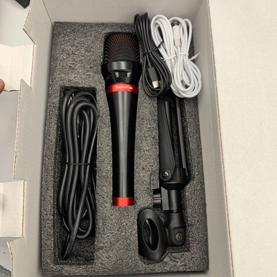 Sabinetek Black 50 x 205mm Uni-Directional Wired Microphone Model PM01