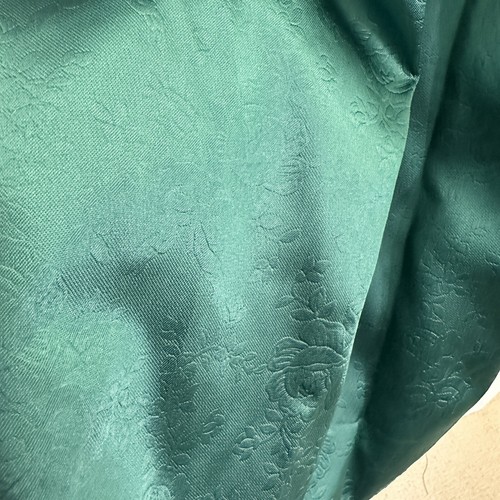 Vtg Gunne Sax Jessica McClintock Green Velvet Dress Girls Sz 12 Bows - Picture 6 of 8