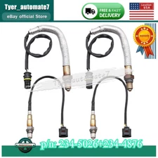 4pcs Front / Rear Oxygen O2 Sensor 1 & 2 for 2009-2015 BMW 750li 4.4L US