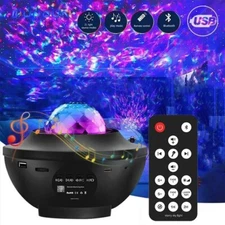 Star Projector Galaxy Night Light Starry Nebula Ceiling LED Lamp Remote Control