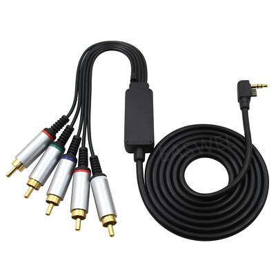 Flexible Component AV TV to HDTV Cable Lead Cord for Sony PSP Slim 2000 PSP 3000