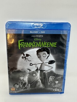Frankenweenie (Disney Blu-ray+DVD, 2013, 2-Disc Set) Tim Burton Brand New Sealed