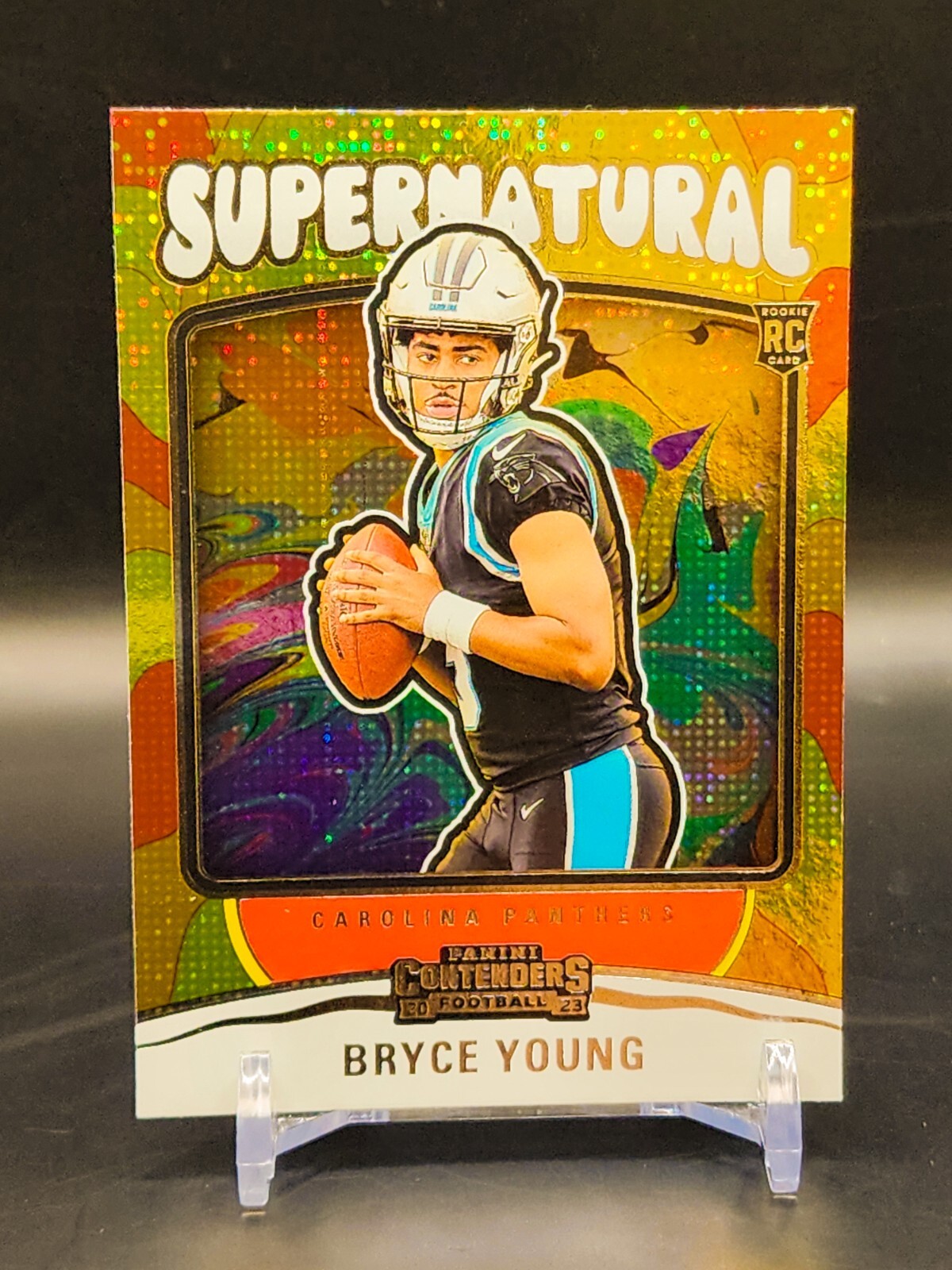 2023 Panini Contenders Bryce Young Rookie Supernatural Insert Silver Holo #3