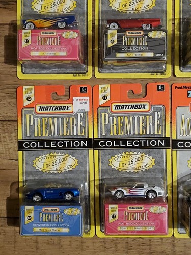 12 Matchbox Premiere Collection Corvette Grand Sport, Mustang, Dodge Viper, Ford - Picture 7 of 12