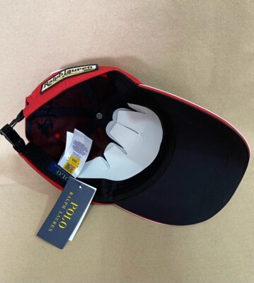 ウェア Polo Ralph Lauren Cycle Long Bill Hat Nwt Polo Sport Red/Yellow Cycling Long Bill Hat | Unique Style