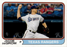 5 CARD LOT - 2023 Topps Heritage High Number - Image Variation Jacob deGrom #629