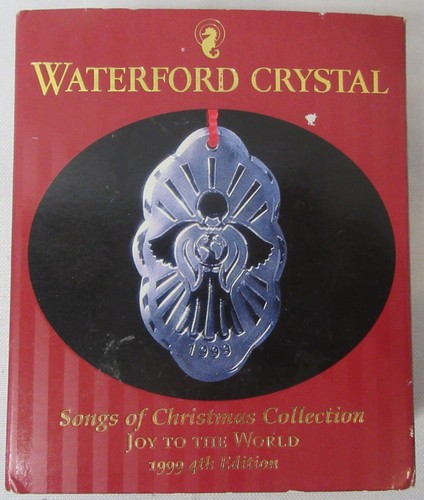 Waterford Joy To The World Ornament #104778 Songs of Christmas 1999 4th Edition - Picture 6 of 7