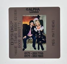 Oasis Noel Gallagher Meg Matthews Photograph Transparency Original Circa 1990s