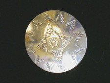 VINTAGE NAVAJO 1 1/8" NICKEL CONCHO BUTTON