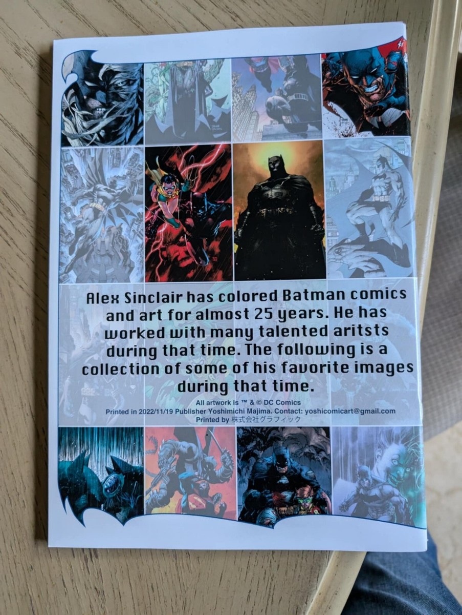 本 Alex Sinclair A Batman Cover Collection