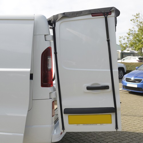 VAUXHALL VIVARO REAR BARN DOOR AWNING COVER (ALL YEARS) BLACK/GREY - 第 28/60 張圖片