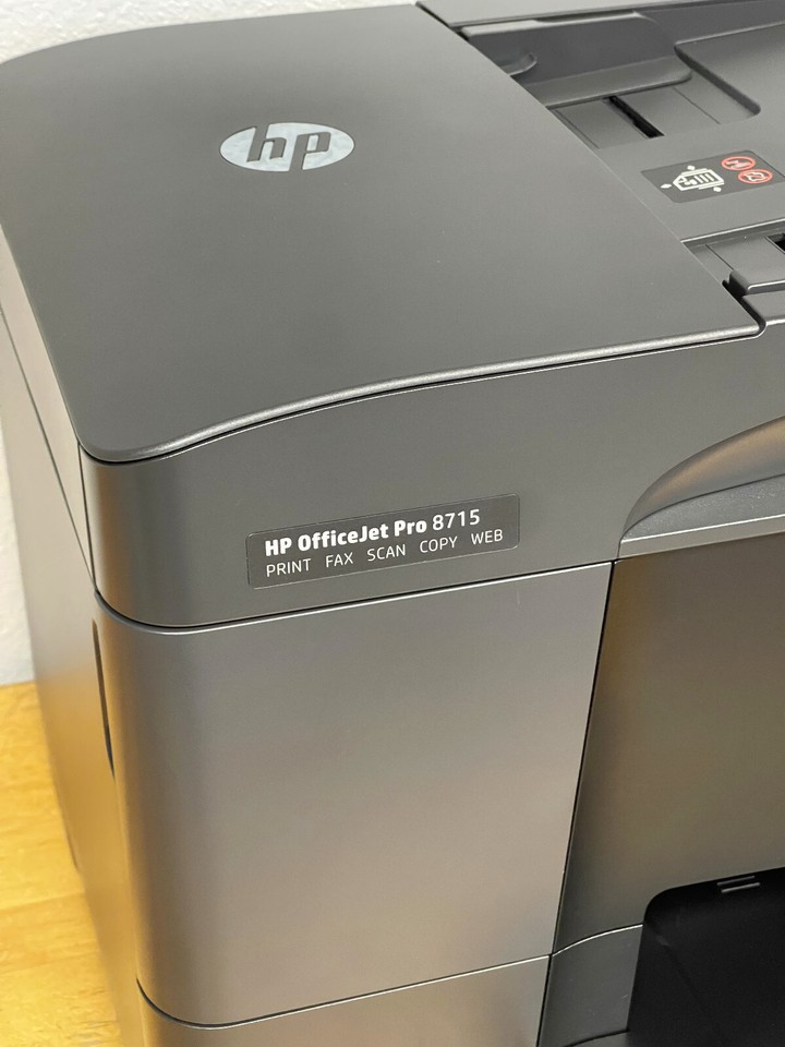 HP OfficeJet Pro 8715 All-in-One Wireless Color Printer - FULLY TESTED ...