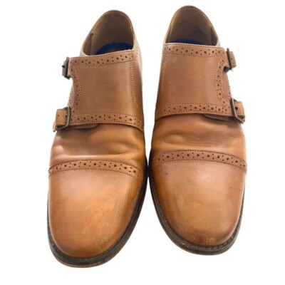 10 Bostonian Nantasket Monk Strap Dress Shoes Brown | eBay display picture 2