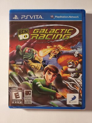 Ben 10: Galactic Racing (Sony PlayStation Vita, 2012) New Sealed