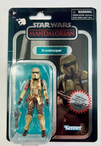 Star Wars the Mandalorian Shoretrooper Figure 2021 Kenner Carbonized Graphite X1