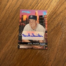 duke snider 2004 Donruss Studio Private Signings Platinum Autograph #d 3/10 Auto