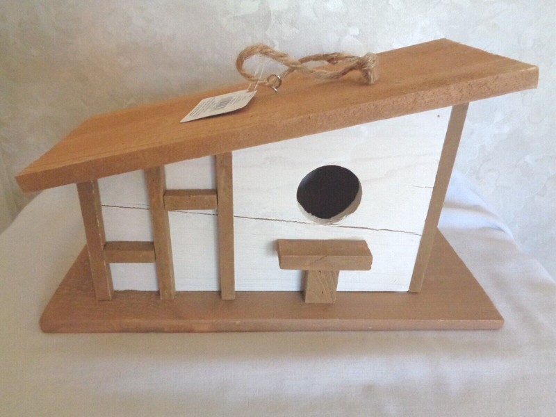 Birdhouse Wooden 12 Inch by Place & Time (#5749).