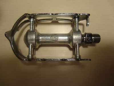 Pédales Vintage Zeus Patent – Argent, Axe 9/16 – Pour Vélo De Route Eroica