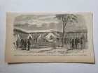 General Baldy Smith Headquarters Siege of Petersburg 1864 Civil War Sketch Print