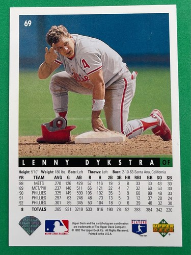 1993 Upper Deck Baseball *CHOOSE YOUR CARD/FINISH YOUR SET* #1-250 NM - Picture 52 of 180