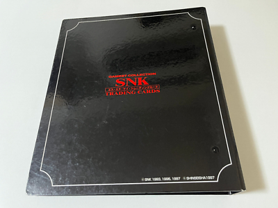 Gamest Collection SNK Neo Geo Trading Cards Official Binder w/ 130